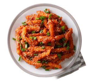 Honey chilli potato