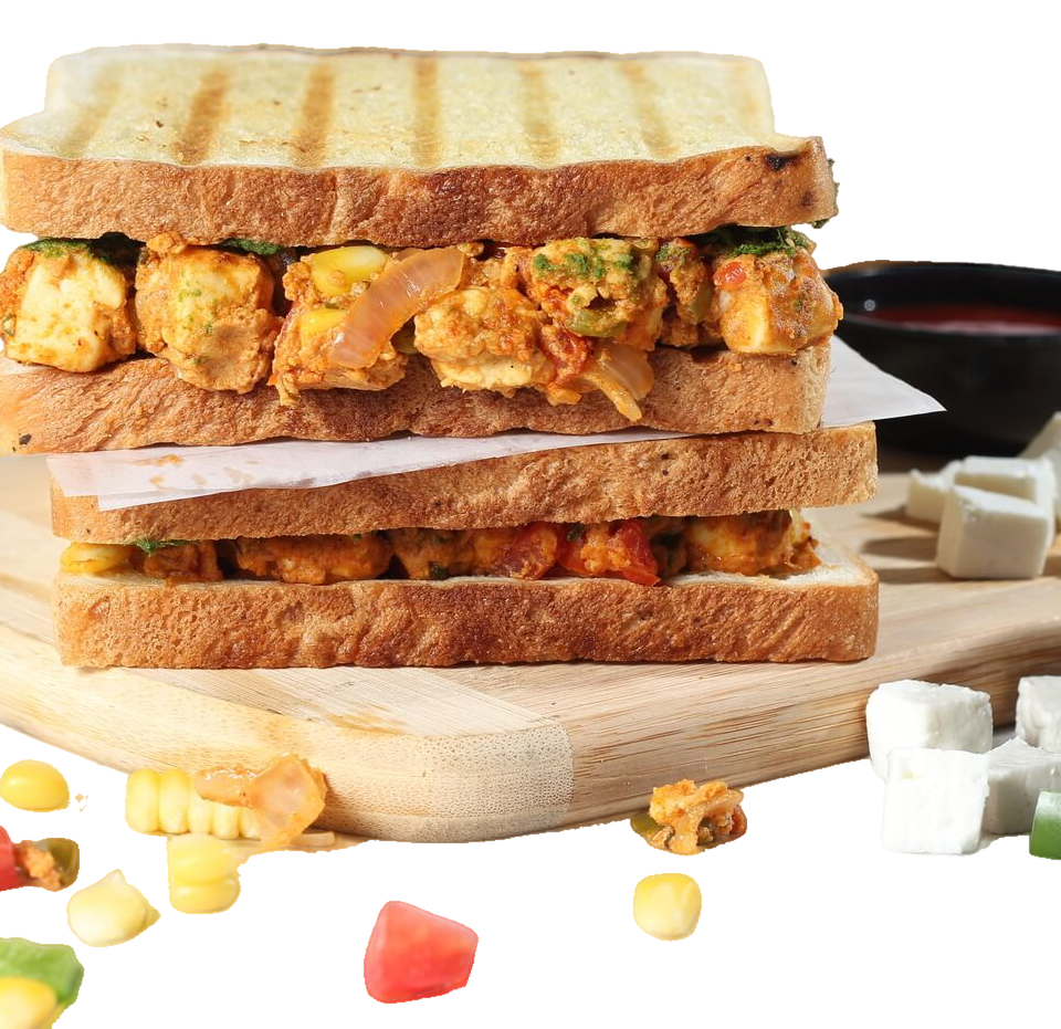 Paneer Tikka Sandwich