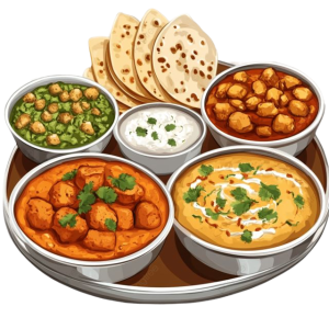 Chaap Platter ( Malai Chaap-3,  Tandoori Chaap-3, Lahsuni  Chaap-3, Haryali Chaap-3)